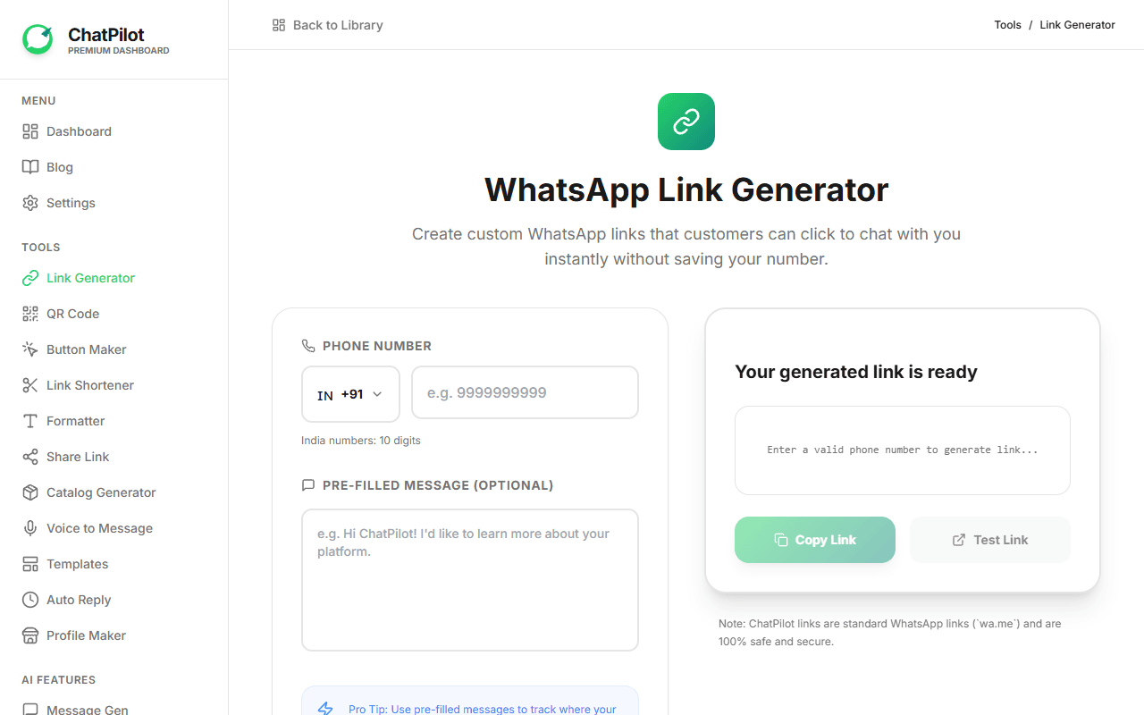 How to Use the WhatsApp Link Generator thumbnail
