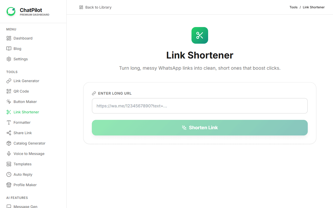 Shorten Links for WhatsApp thumbnail
