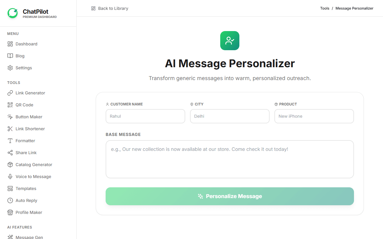 Personalize Bulk Messages with AI thumbnail