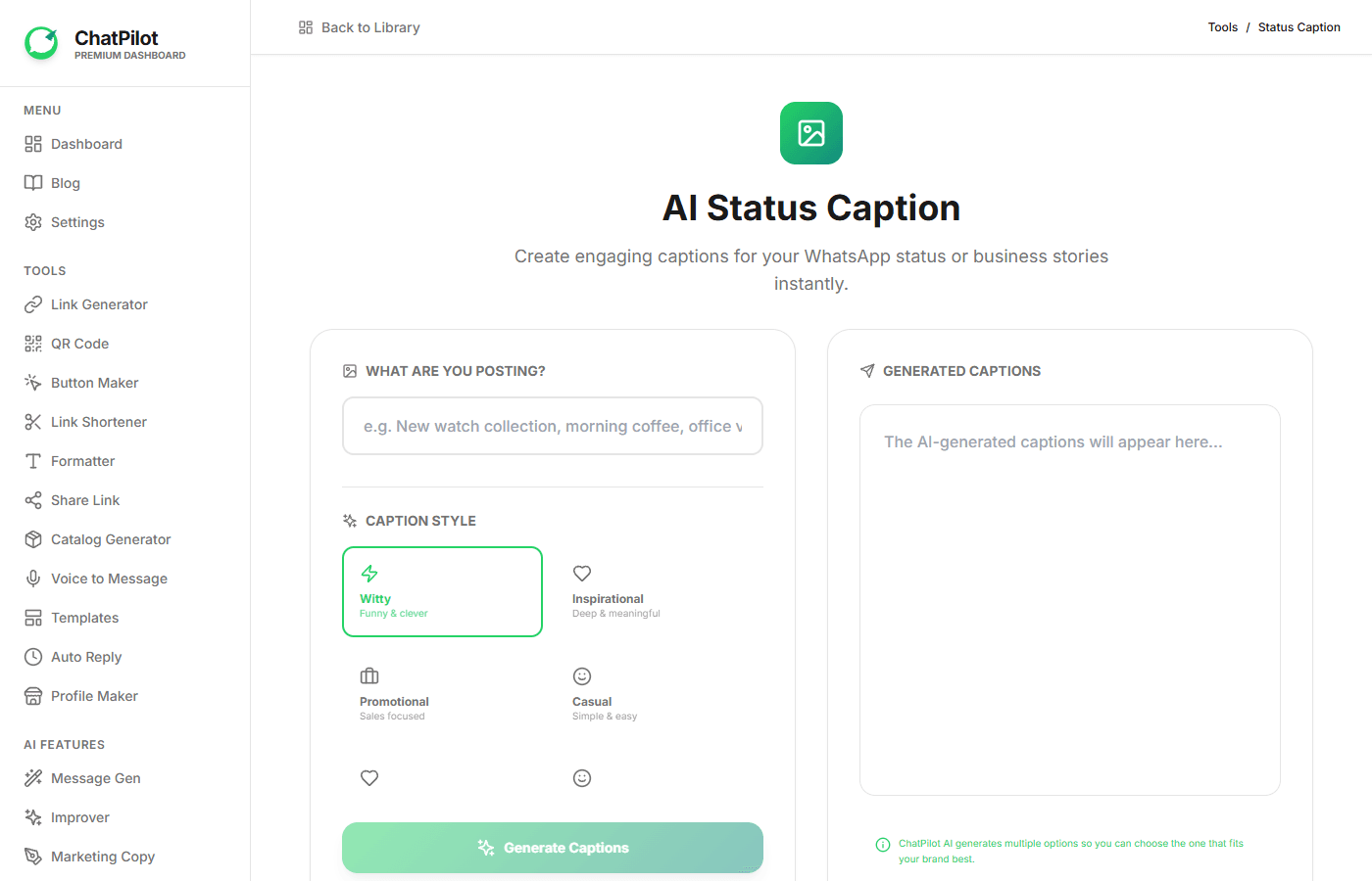 AI WhatsApp Status Captions thumbnail
